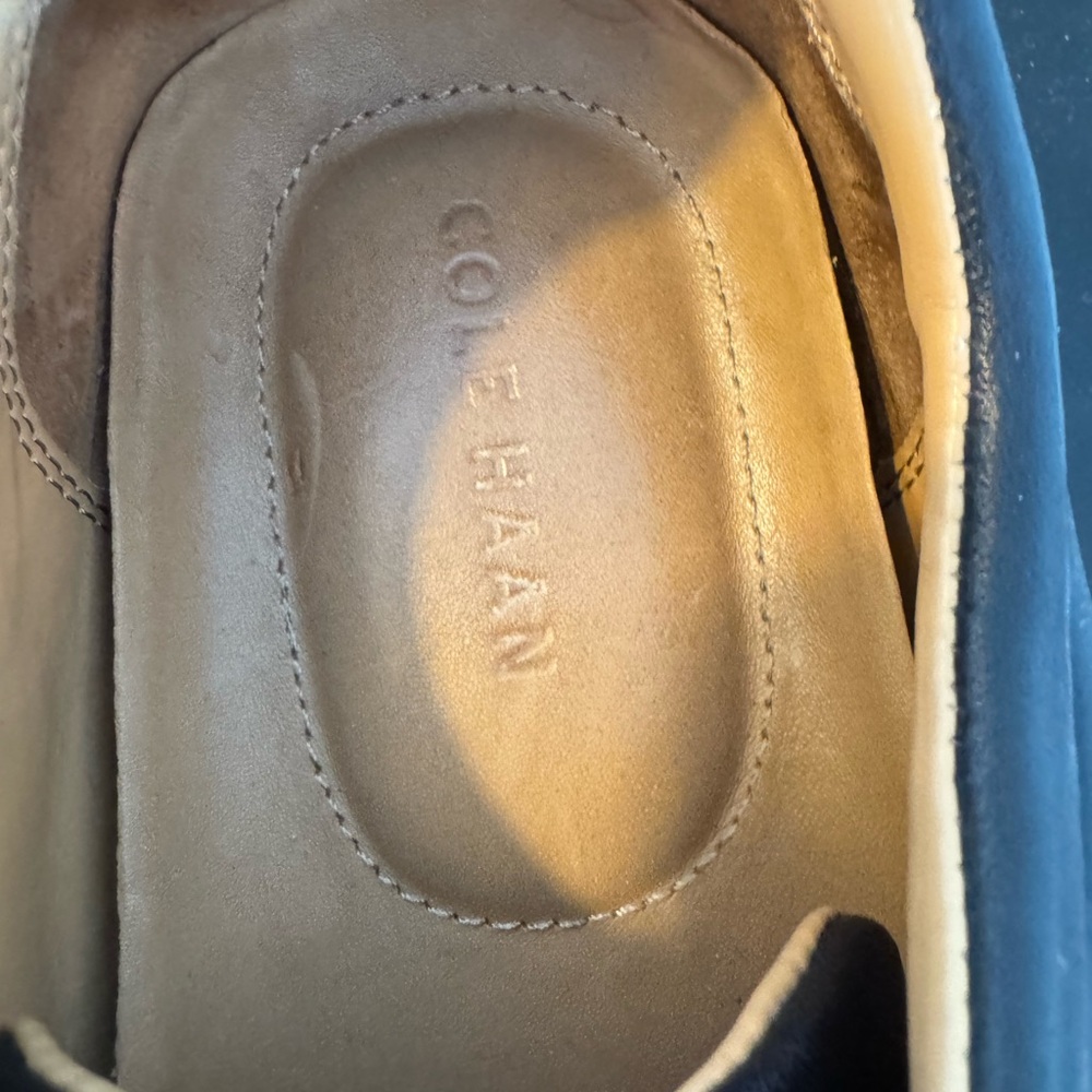 Cole Haan Black Leather Oxfords Lace Men’s SZ 10 - Picture 8 of 14